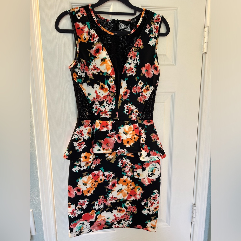GUESS Floral Mini Dress